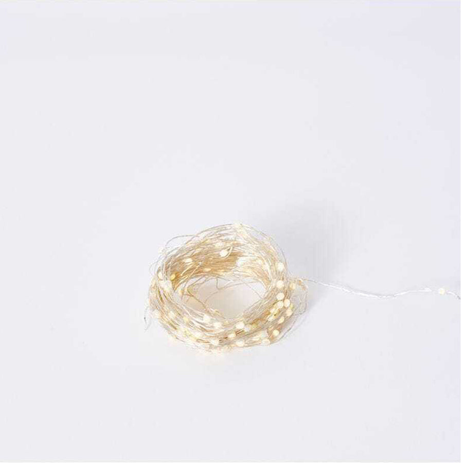 E Style Luminous Bright 20m String Light Indoor/Outdoor Home Lighting Silver