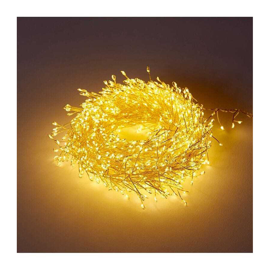E Style Luminous Firecracker 20m String Light Indoor/Outdoor Lighting Gold — image 2
