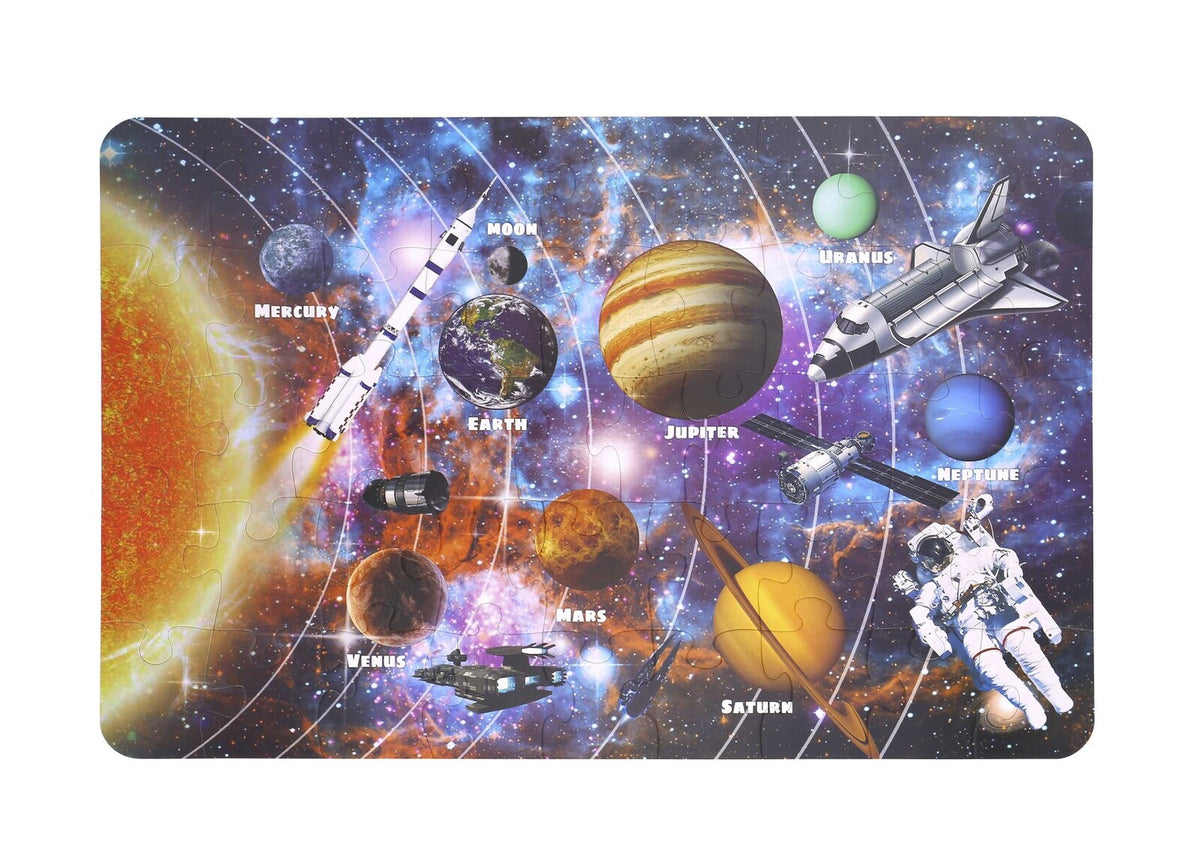 Tookyland Kids/Children's Solar System Jigsaw Floor Puzzle 17 x 11cm 3+ (46 Pieces) — image 2