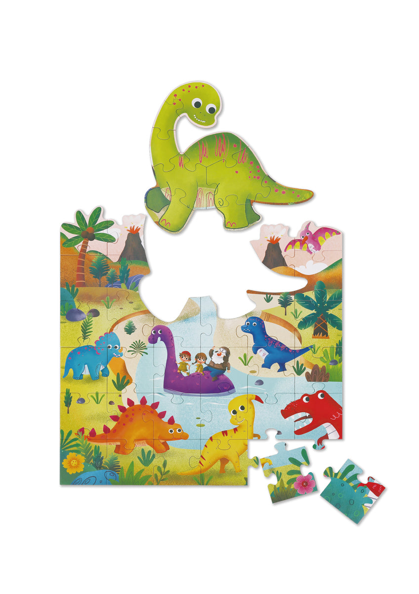Tookyland 40pcTookyland Dinosaur Themed Durable Kids/Children's Jigsaw Floor Puzzle 3+ — image 2