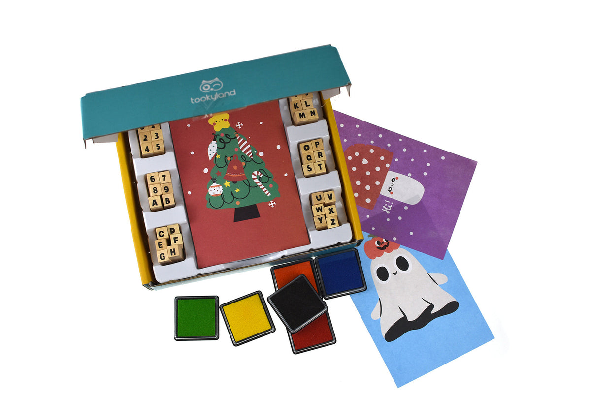 Tookyland Kids/Toddler Alphabet Stamp Set Art/Craft Kit Activity Fun Play Toy 3+ — image 5