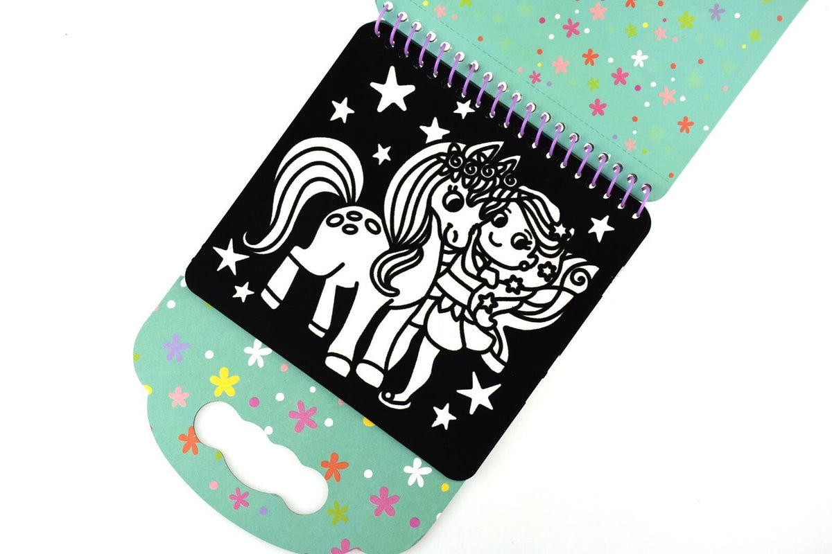Tookyland Velvet Colouring Kit Unicorn Art Colouring/Drawing Marker Pen 3+ (14 Pieces) — image 6