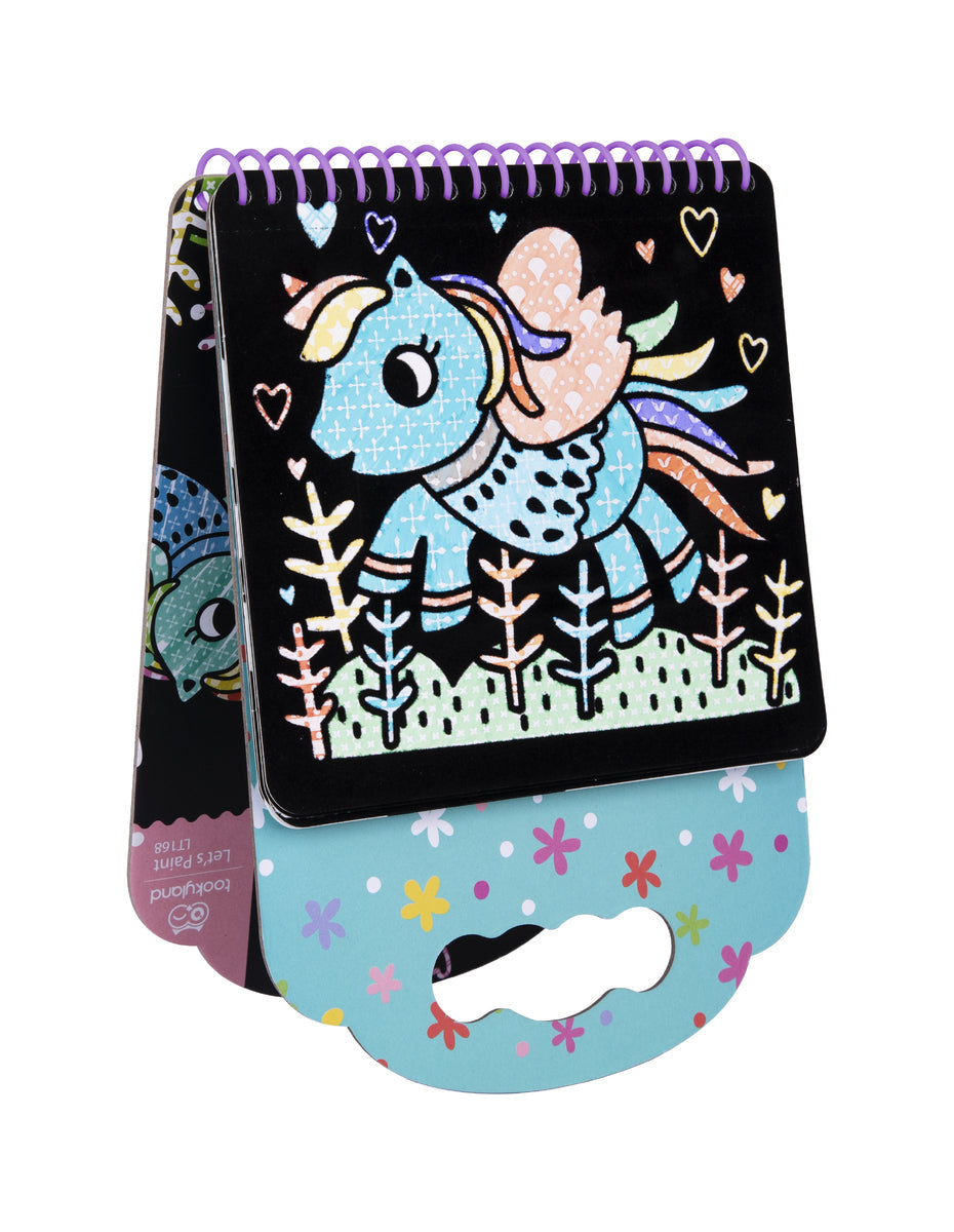 Tookyland Velvet Colouring Kit Unicorn Art Colouring/Drawing Marker Pen 3+ (14 Pieces) — image 2