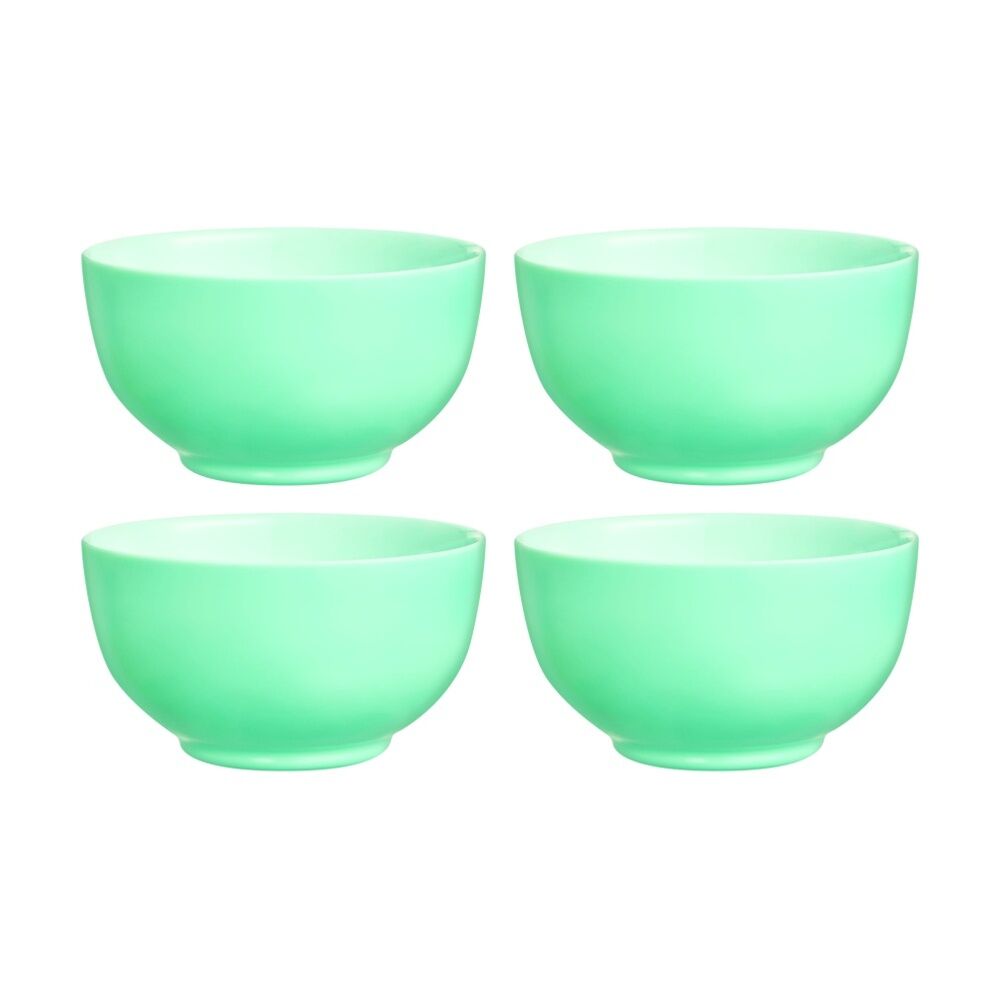 Luminarc Diwali Cereal Bowl 15x8cm Serveware Opal Glass (4 Pieces) — Turquoise