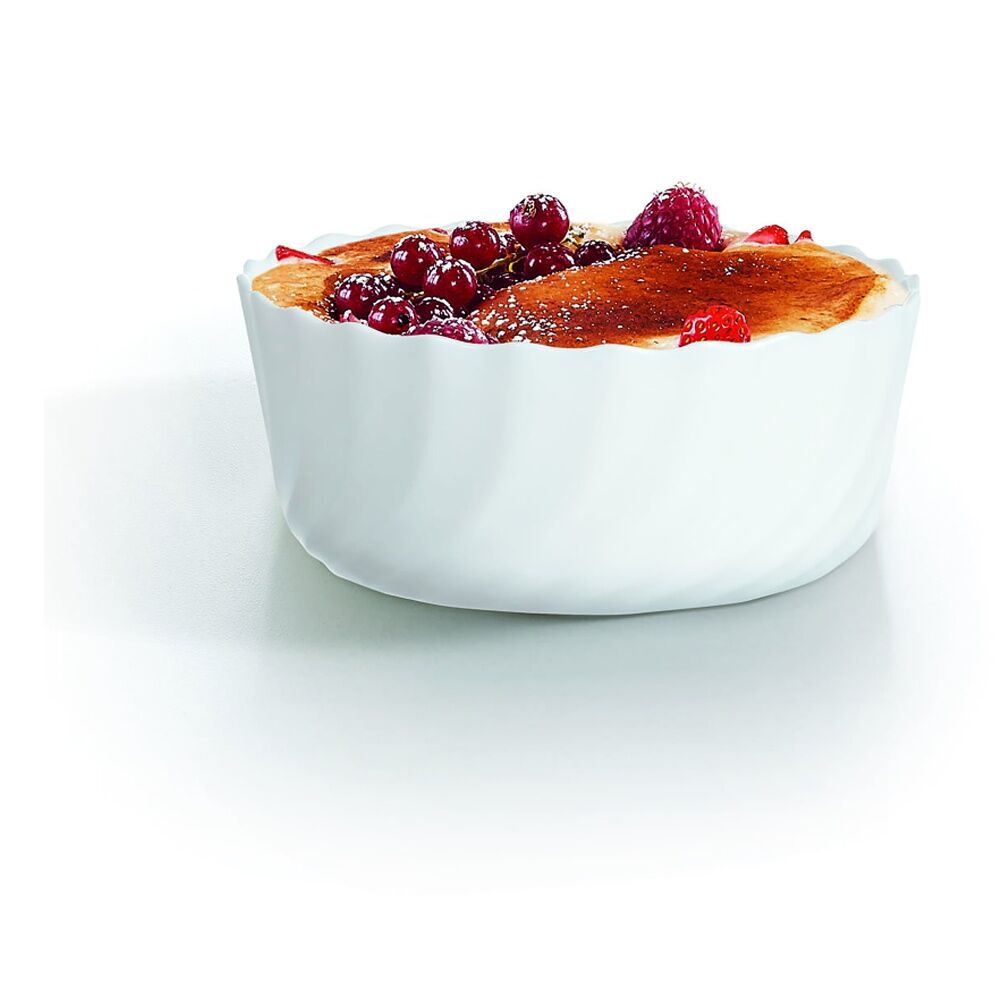 Luminarc 6pc Luminarc Smart Trianon Baking Ramekins 12x5cm Bakeware Opal Glass White (2 Pack) — image 5