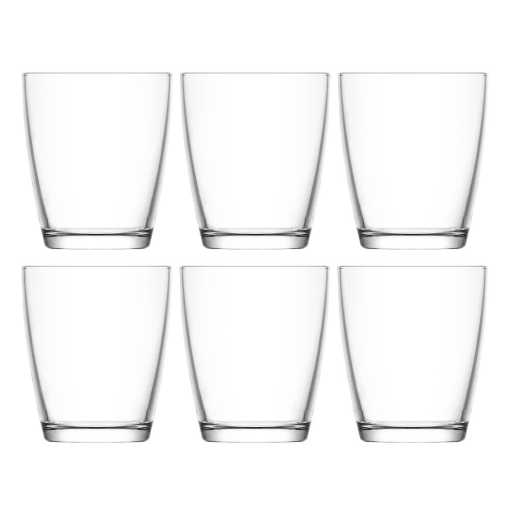 Artcraft Luna Modern Design Hi-Ball Drinking Glass Home Use 340ml Clear (6 Pieces)