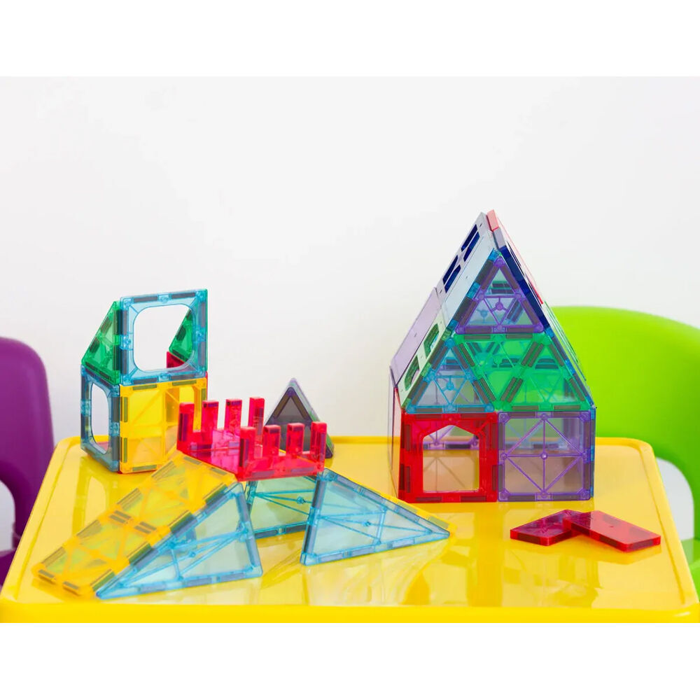 Gem Toys 48 Pcs Durable Building Magnetic Tiles/3D Puzzle w/Storage Bag 3y+ (2 Pack) — image 4