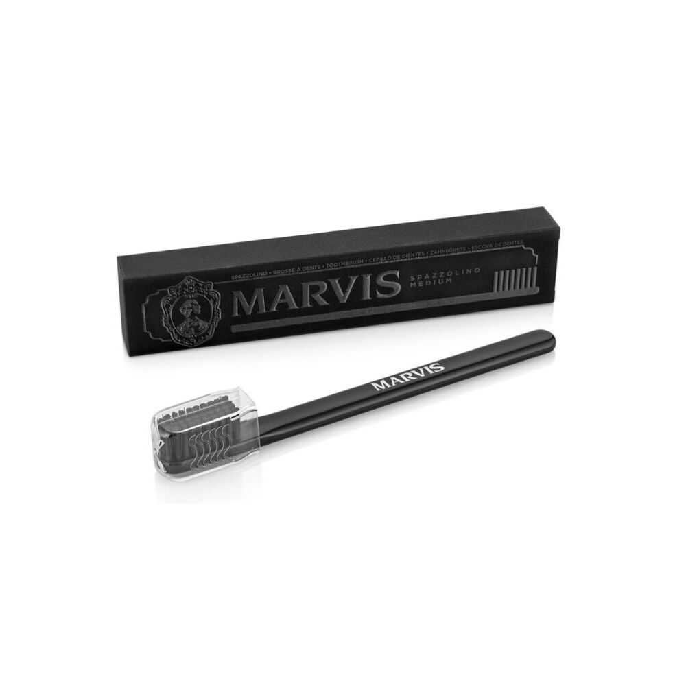 Marvis Medium Firmness Bristles Acrylic Black Oral Care Classic Toothbrush