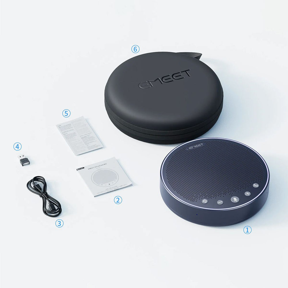 Emeet OfficeCore M3 Zoom-Certified Portable Speakerphone w/ 20-Hour Play Time — image 8