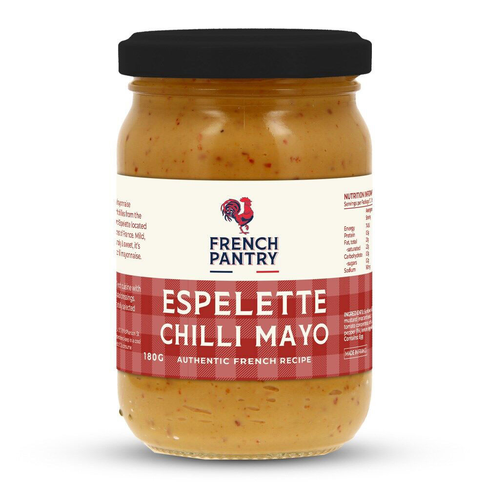 French Pantry Espelette Chilli Mayonnaise Sauce/Spread/Dip 180g (6 Pack) — image 2