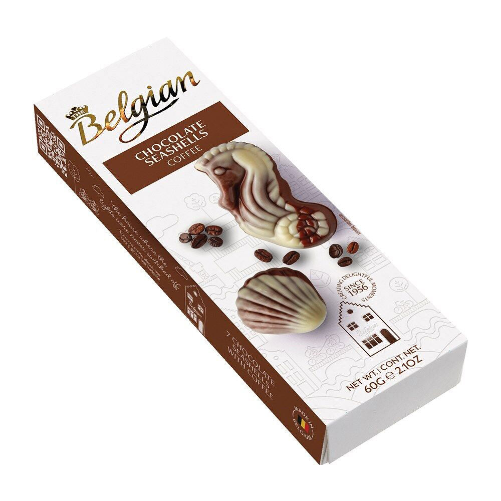 The Belgian 7pc The Belgian Coffee Chocolate Seashells Mixed Truffles Gift Pack 60g (10 Pack) — image 2