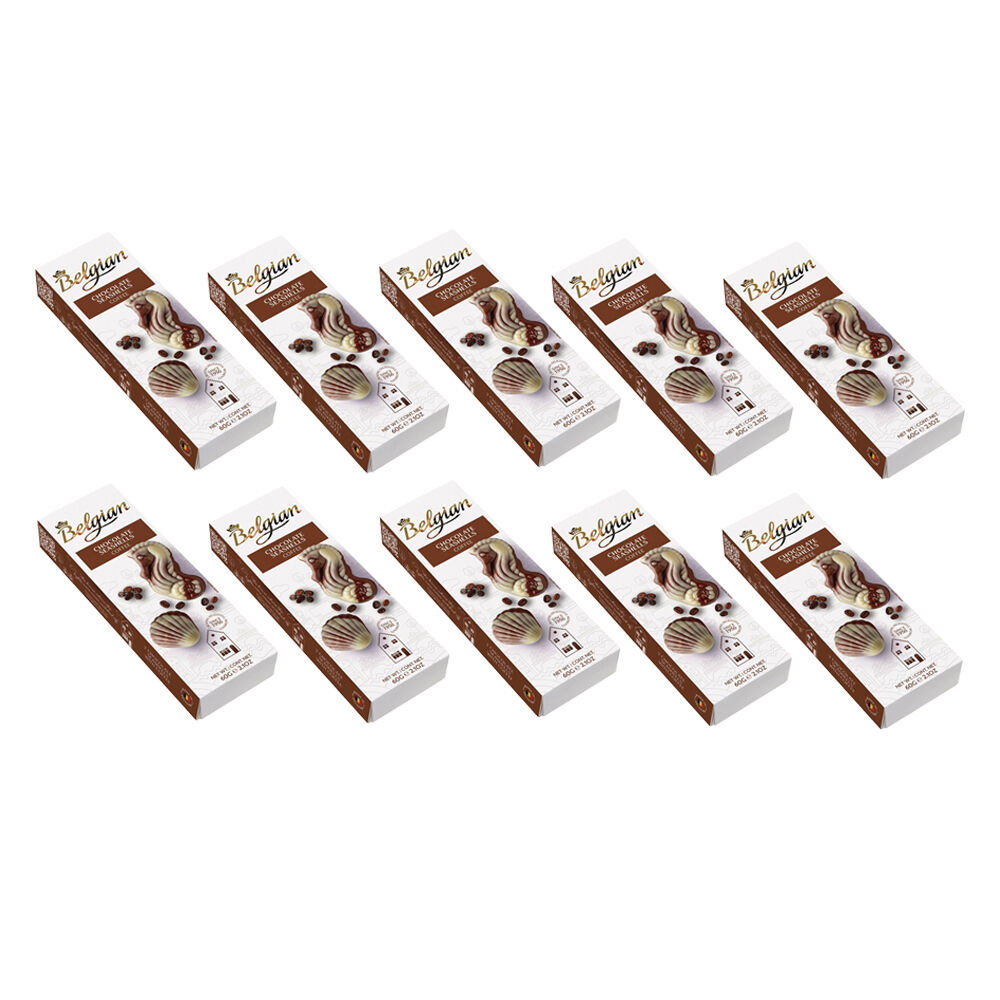 The Belgian 7pc The Belgian Coffee Chocolate Seashells Mixed Truffles Gift Pack 60g (10 Pack)
