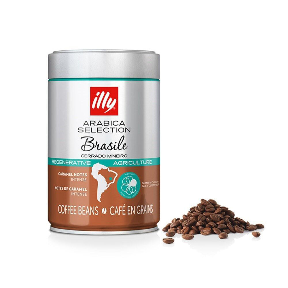 Illy Arabica Selection Brasil Whole Coffee Beans 250g Intense Caramel Notes (6 Pack) — image 2