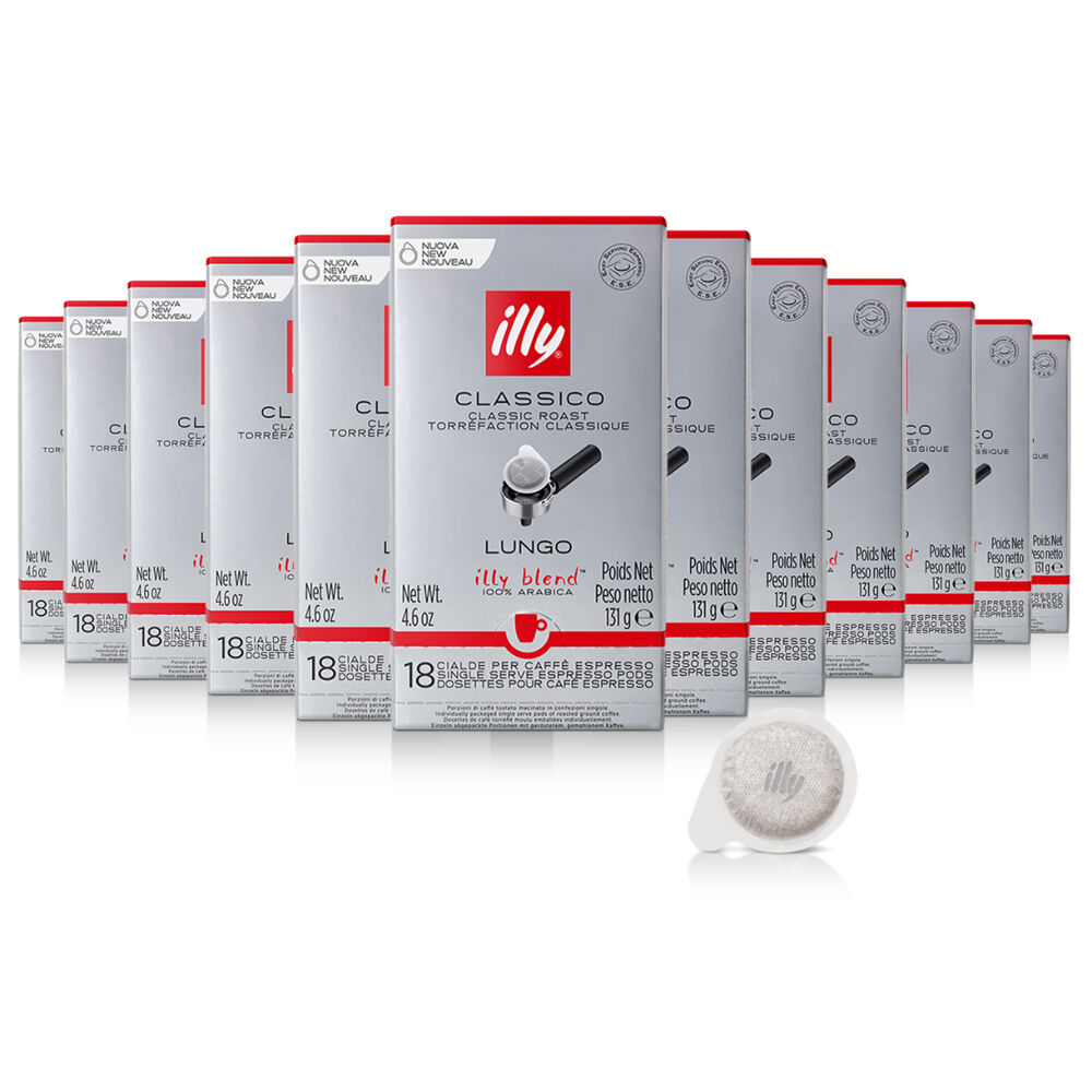 Illy 18pc illy Arabica Lungo E.S.E Espresso Coffee Pods Classic Roast (12 Pack) — image 2