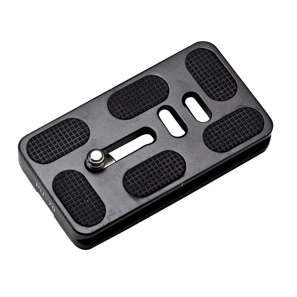 Benro Black PU70 Arca-Swiss Style QR Plate Tripod Camera Mount Accessory