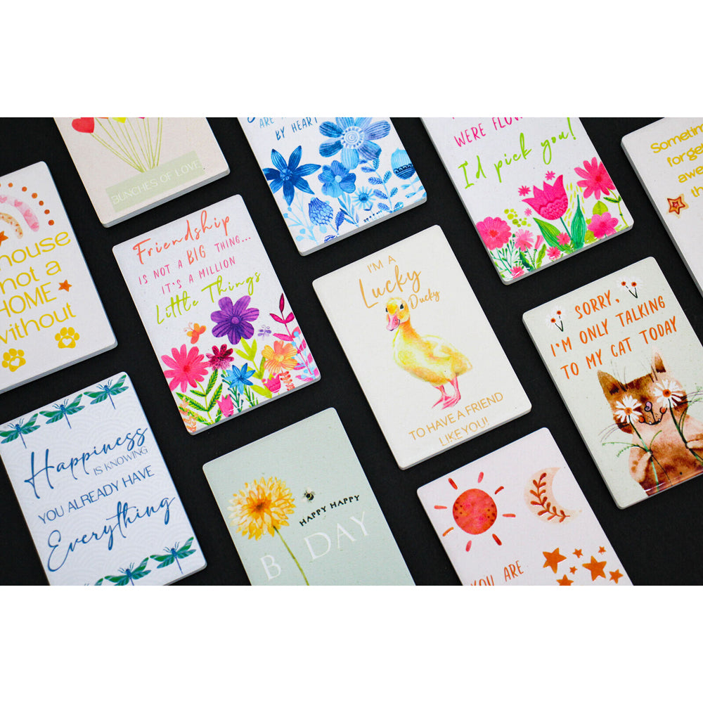 LVD Sisters Ceramic 9cm Fridge Magnet/Magnetic Home/Kitchen Decorative Rectangle — image 2