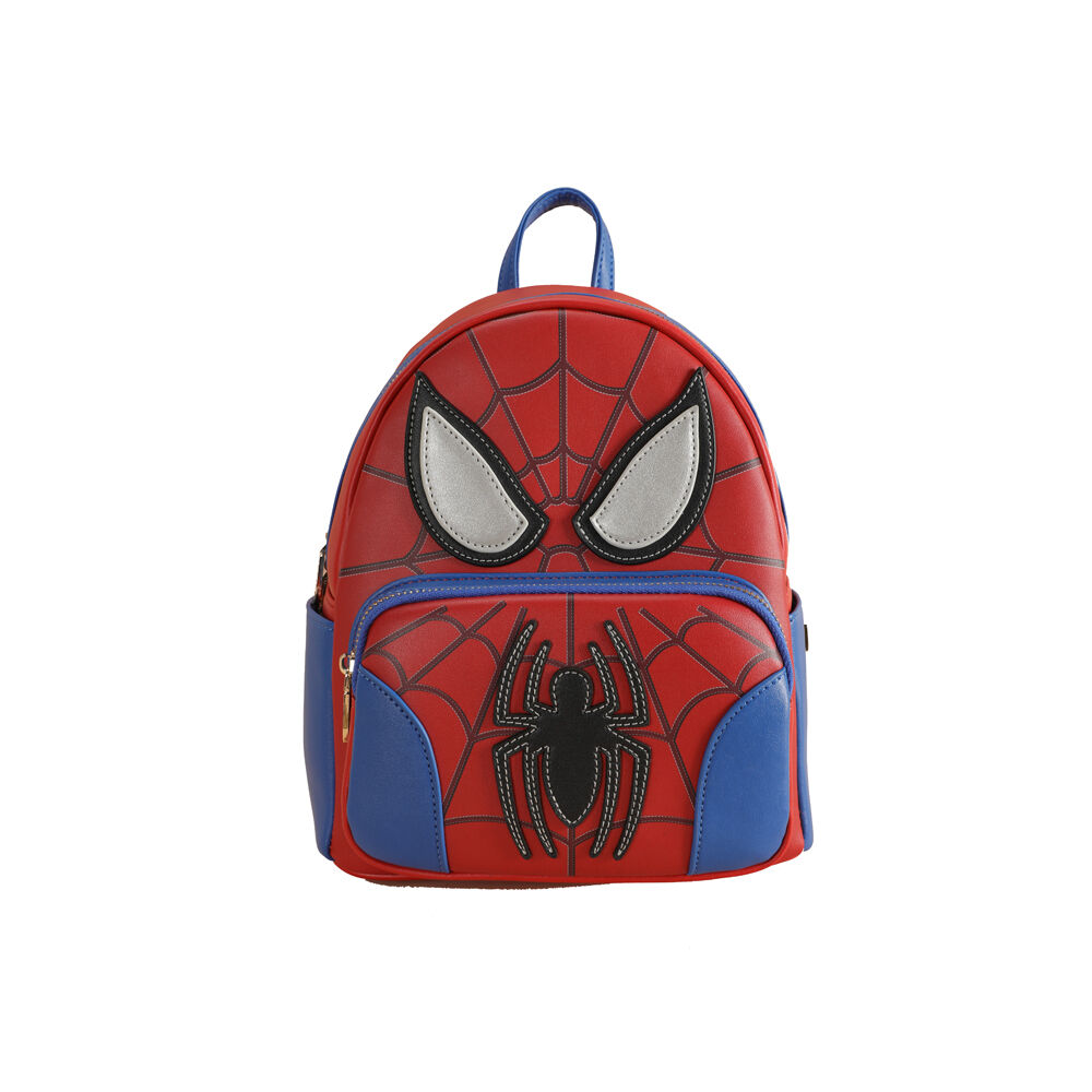 Marvel Spiderman Deluxe PU Leather Kids/Children Travel Backpack 25x29cm Red