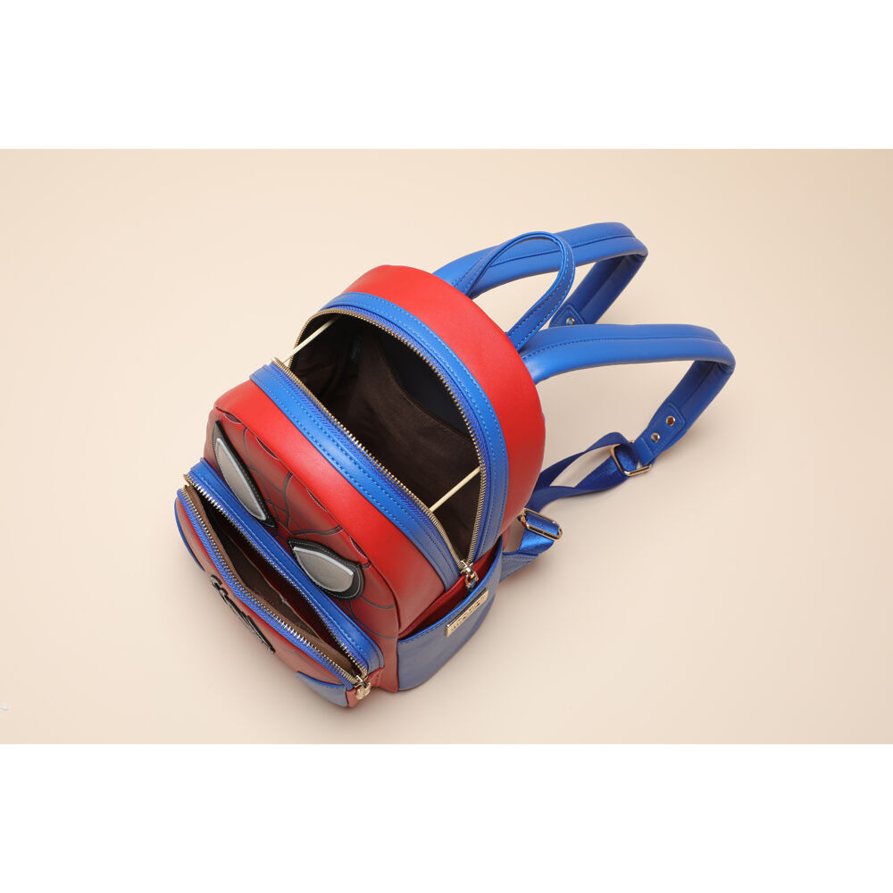Marvel Spiderman Deluxe PU Leather Kids/Children Travel Backpack 25x29cm Red — image 2