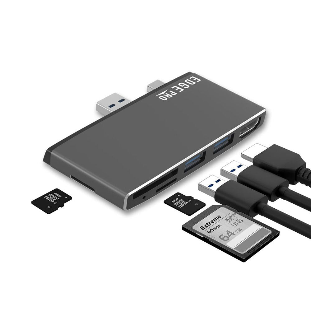 Mbeat Edge Pro P78 Microsoft Surface Pro Gen Multifunction 6 in 1 Hub/Adapter