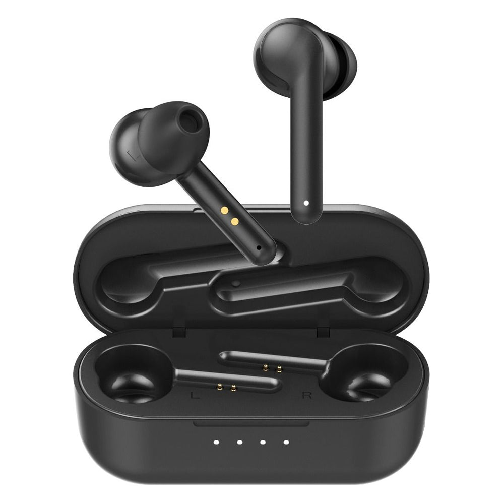 Mbeat E2 True Wireless Earphone Bluetooth Earbuds w/ Charging Case f/ Phones BLK