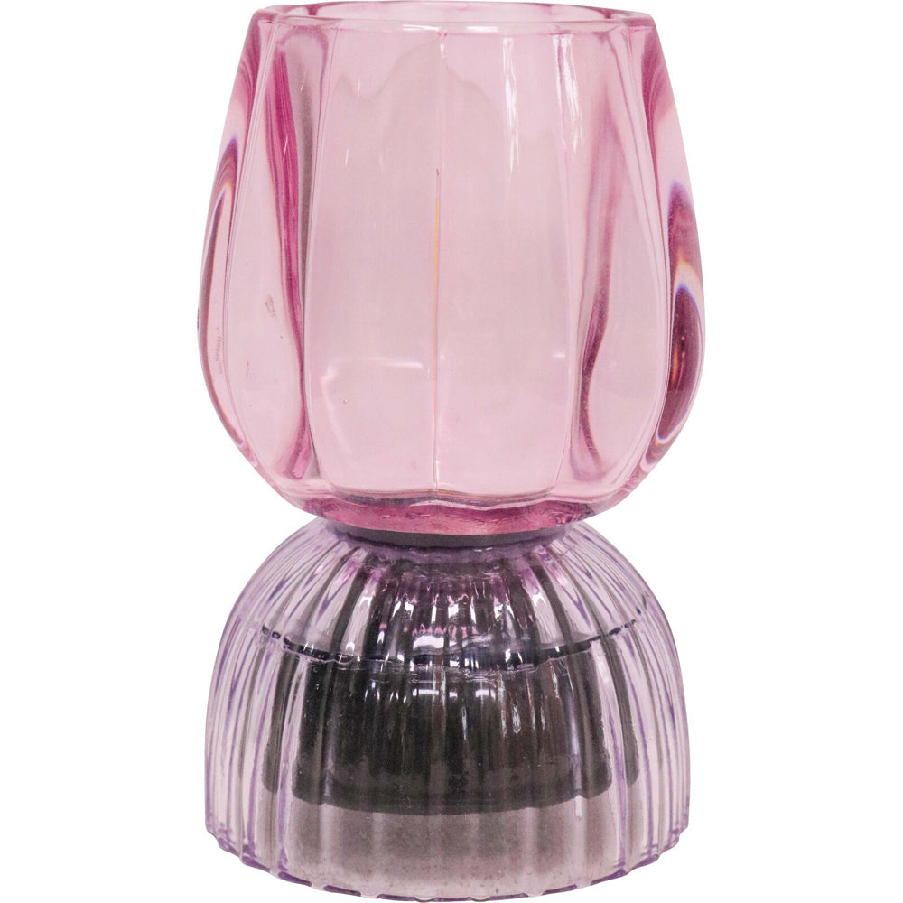 LVD Led Glass Home/Room Bedside Lamp Light Tabletop Decor 13cm Pink Passion — image 2
