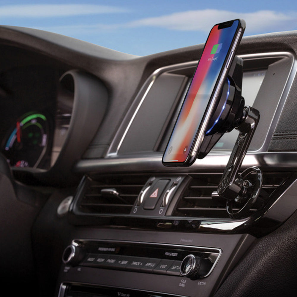 Scosche MagicMount Charge3 Wireless Vent Qi Charging Holder For Smartphones BLK — image 5