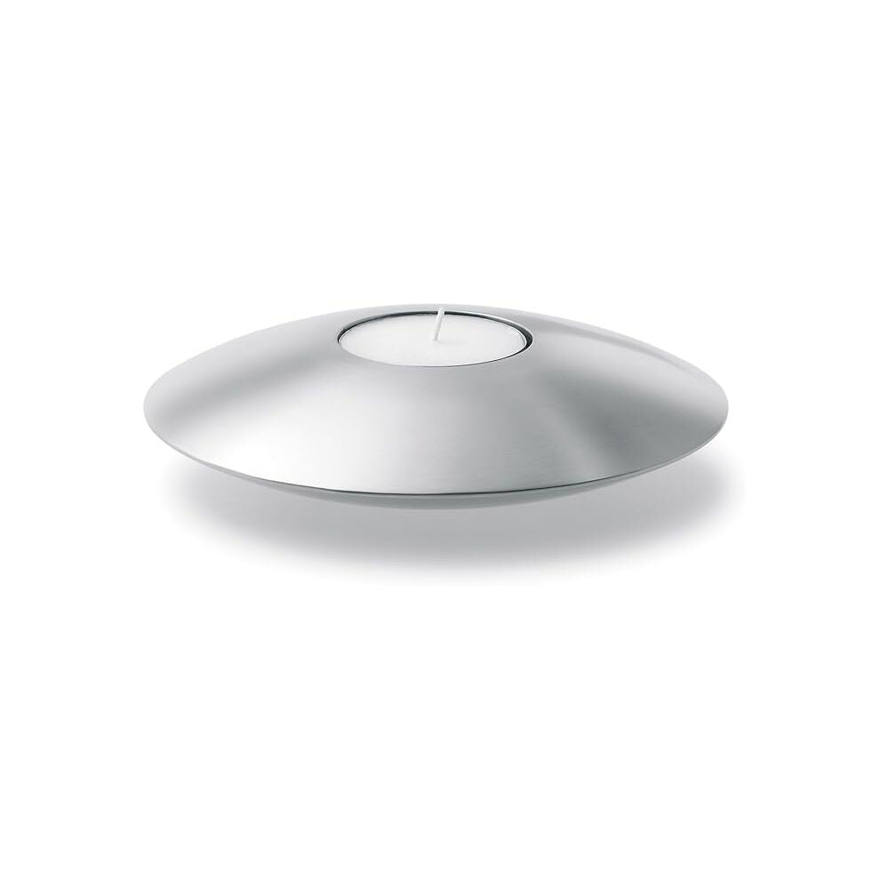 Blomus 12cm Silver Ribera Stainless Steel Tealight Candle Holder Decor