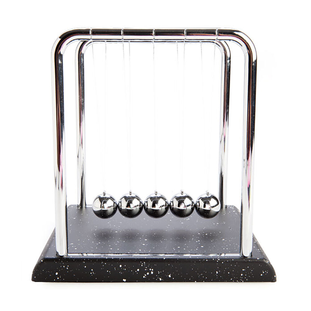 Mdi Balance Ball Cradle w/ Black Marble Base Desk Accessory Decor Large
