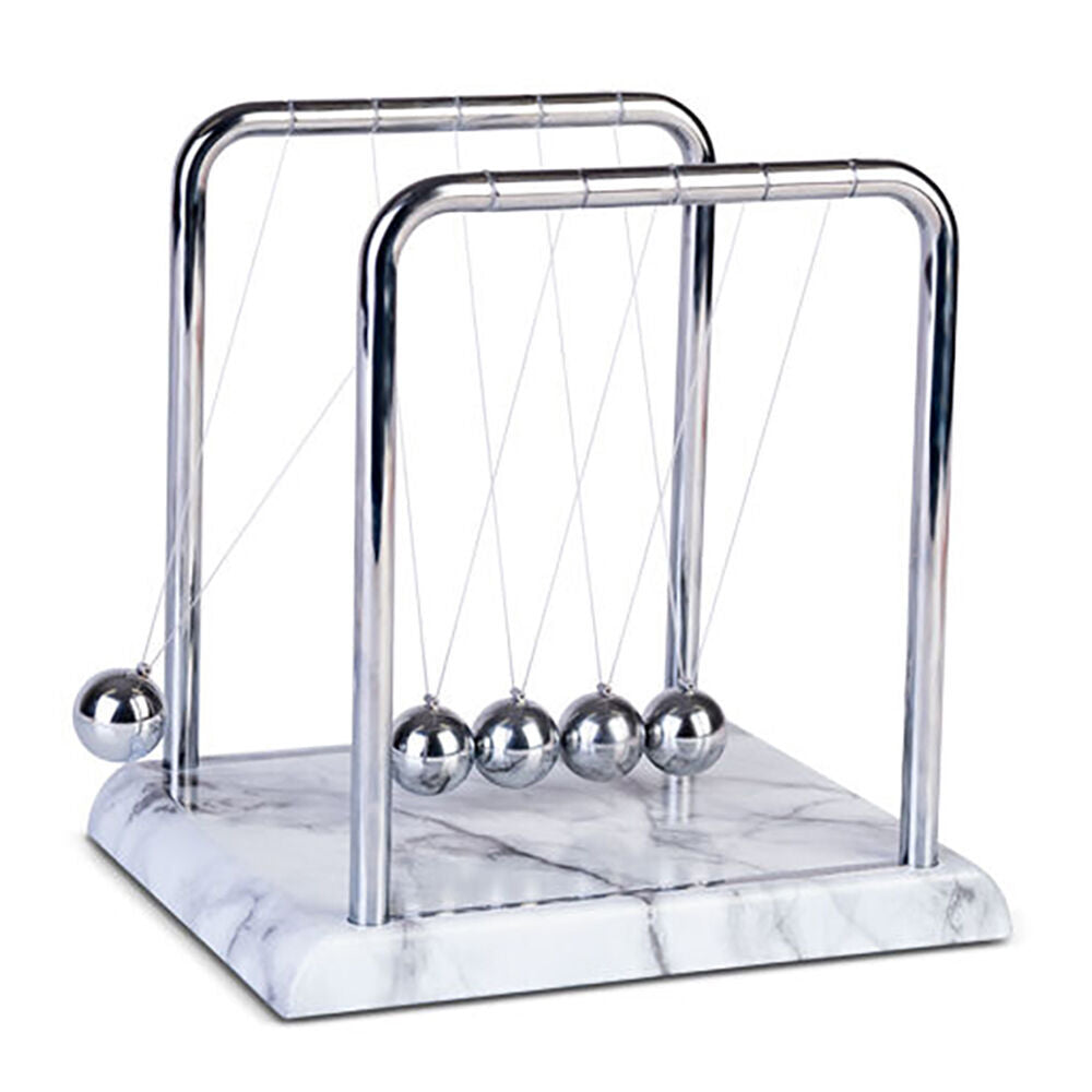 Mdi Balance Ball Cradle w/ White Marble Base Desk Accessory Decor Large (2 Pack) — image 2
