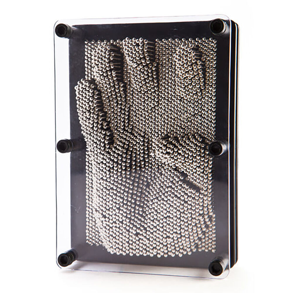 Mdi 5x7in Rectangle Pinhead 3D Finger Pin Art Desk Tabletop Decor Accessory