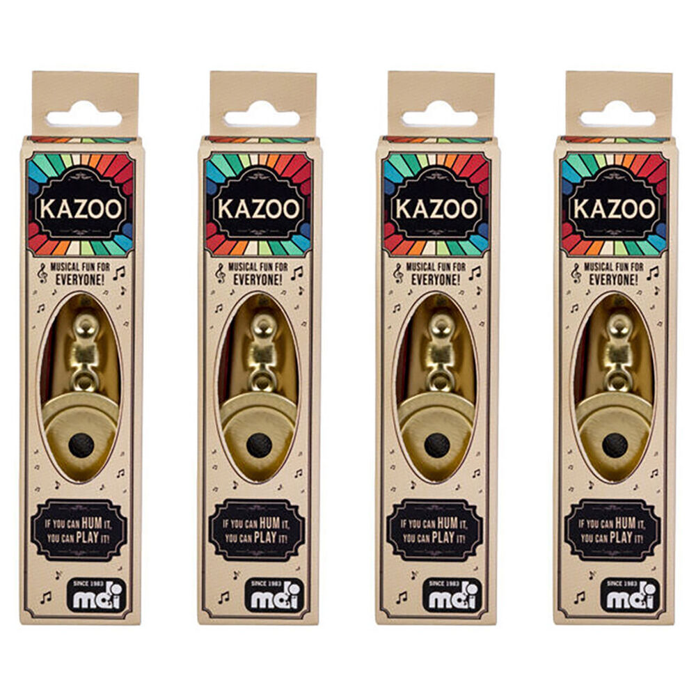 Mdi Play Kazoo Organ Kids/Family Mouth Flute Classic Musical Instrument 3y+ (4 Pack)