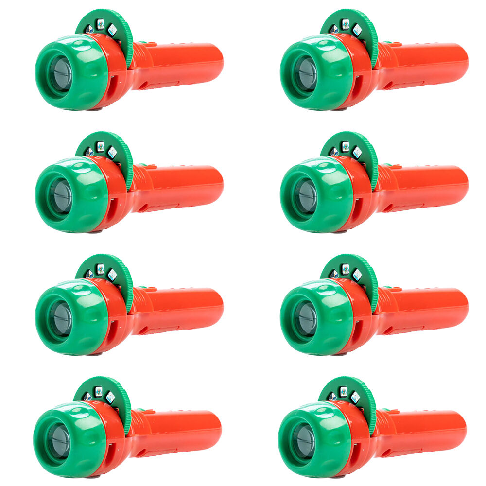 Mdi Christmas Torch Projector Flashlight Educational Kids/Children Toy 5y+ (8 Pack)