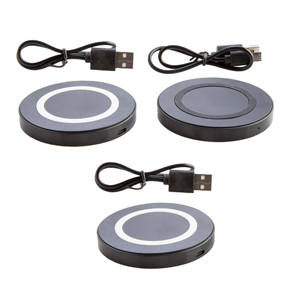Mdi Wireless Charger/Charging Pad For Qi Device Smartphone/Smartwatch Assort (3 Pack)