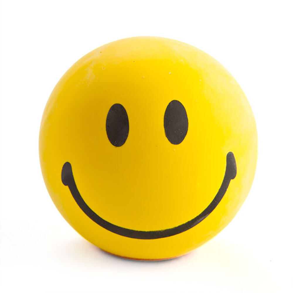 Mdi Smiley Stress-Relief Ball Kids/Children Sensory Play Toy Yellow 3y+ (4 Pack) — image 2