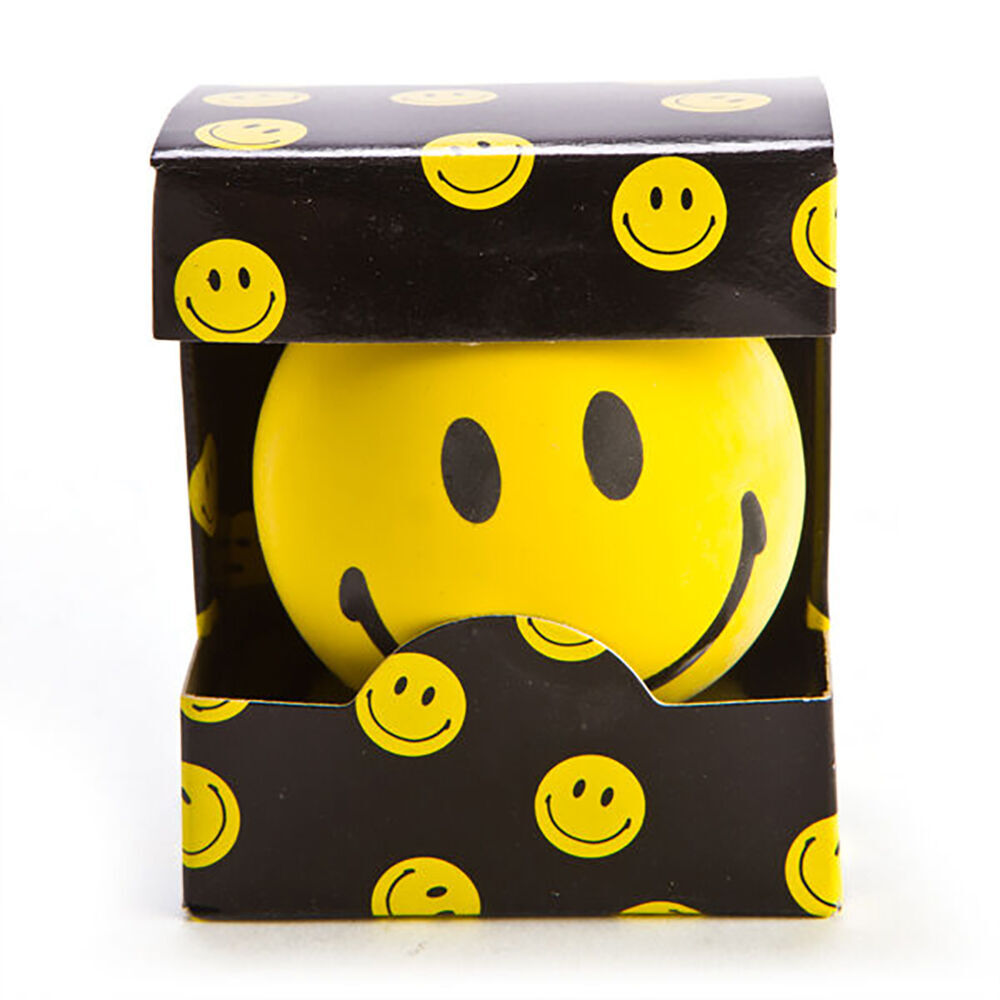 Mdi Smiley Stress-Relief Ball Kids/Children Sensory Play Toy Yellow 3y+ (4 Pack) — image 3