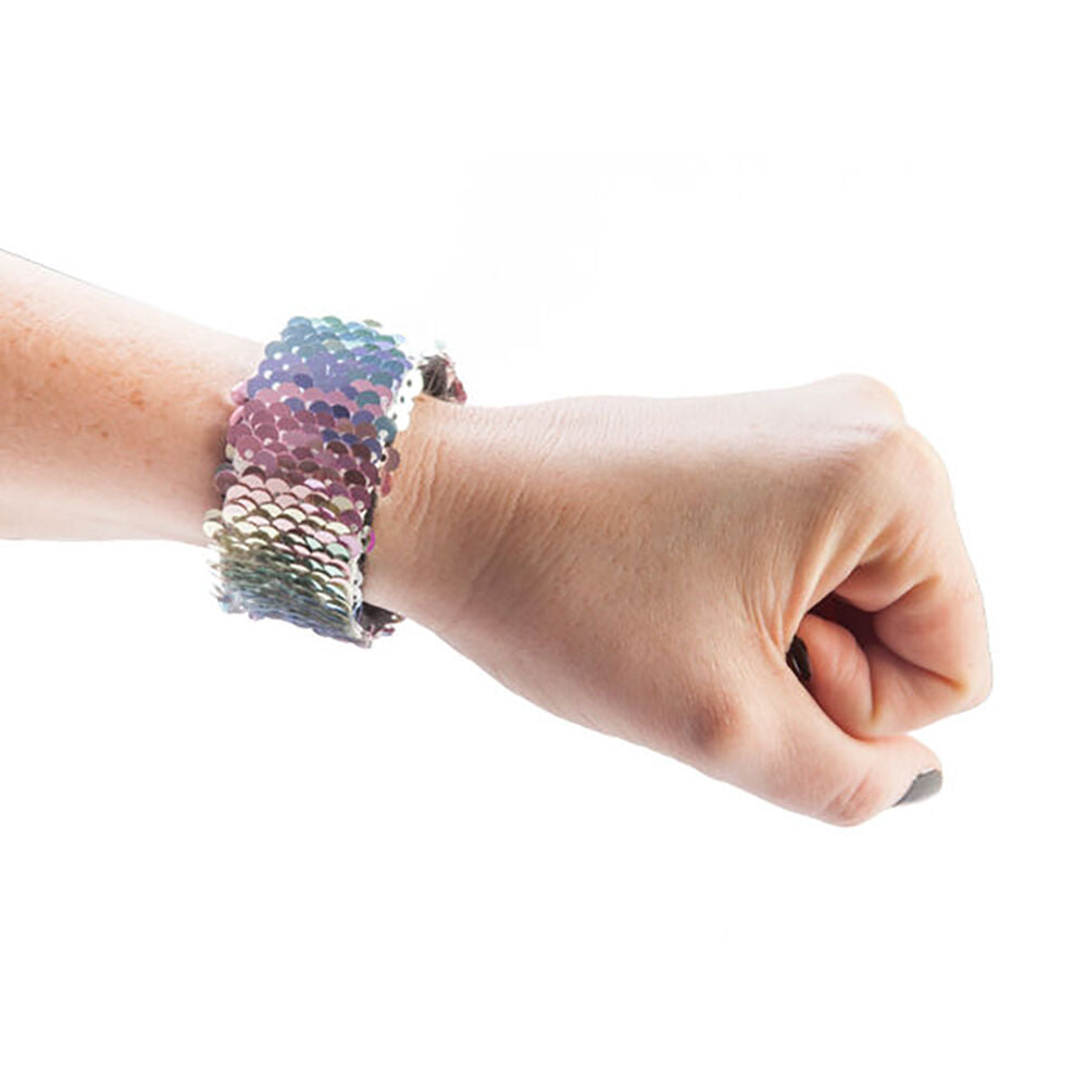Mdi Reversible Sequin Snap Wrist Band Bracelet Magic Kids Accessory ASsorted — image 4