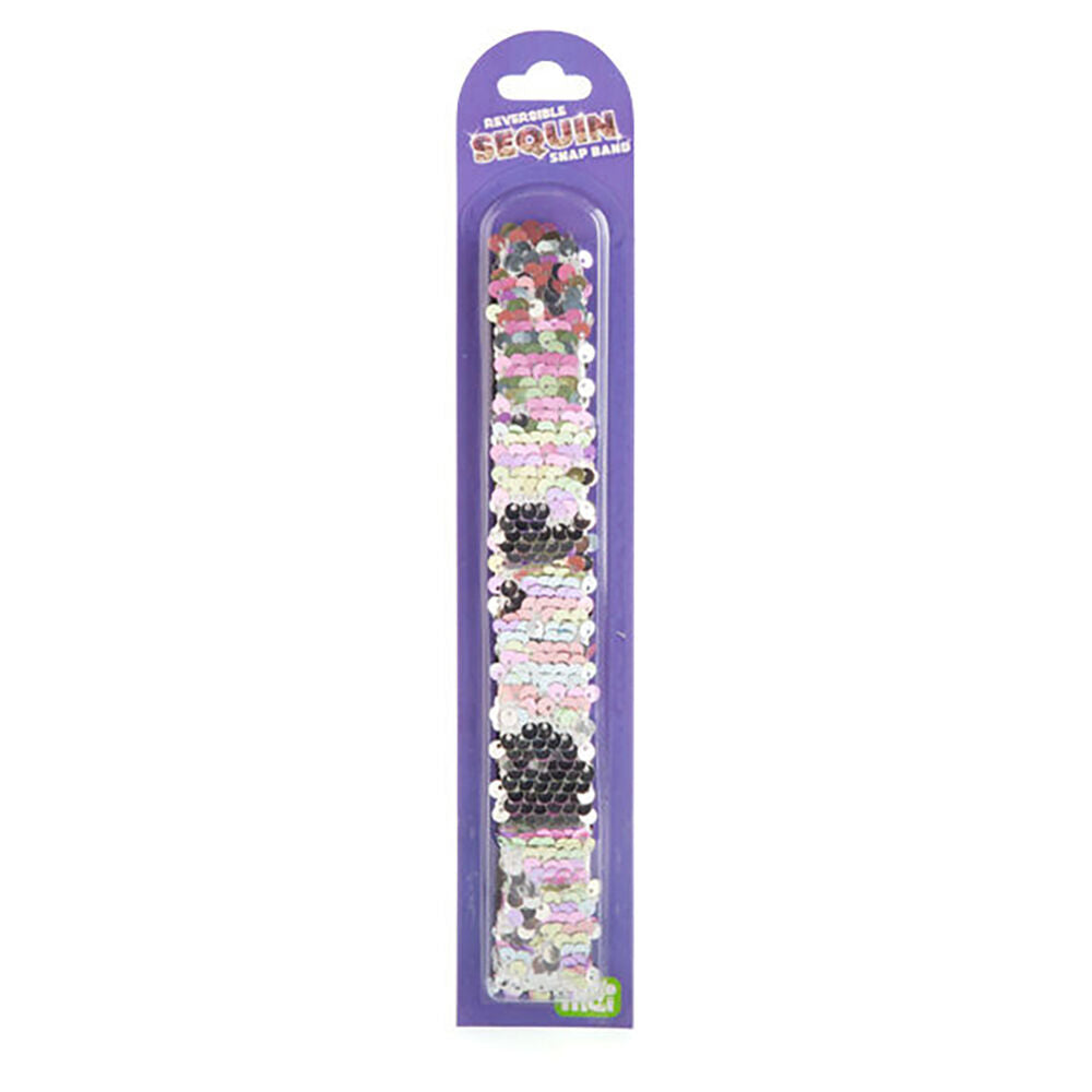 Mdi Reversible Sequin Snap Wrist Band Bracelet Magic Kids Accessory ASsorted