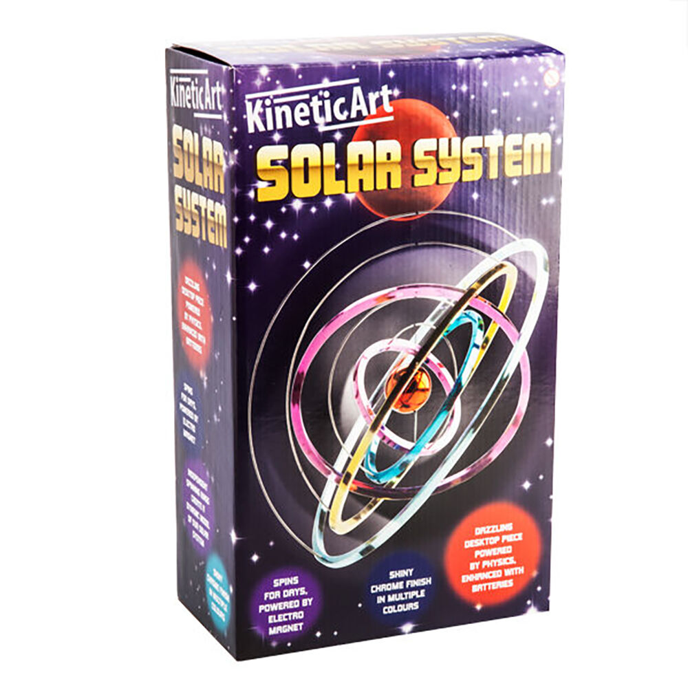 Mdi Kinetic Art Solar System Desk Toy Motion Display Educational Decor 30cm — image 2