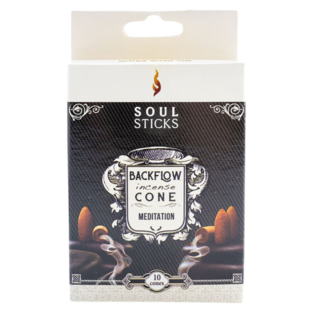 Wild Scents Soul Sticks Backflow Incense Cones Fragrance Meditation (10 Pieces)