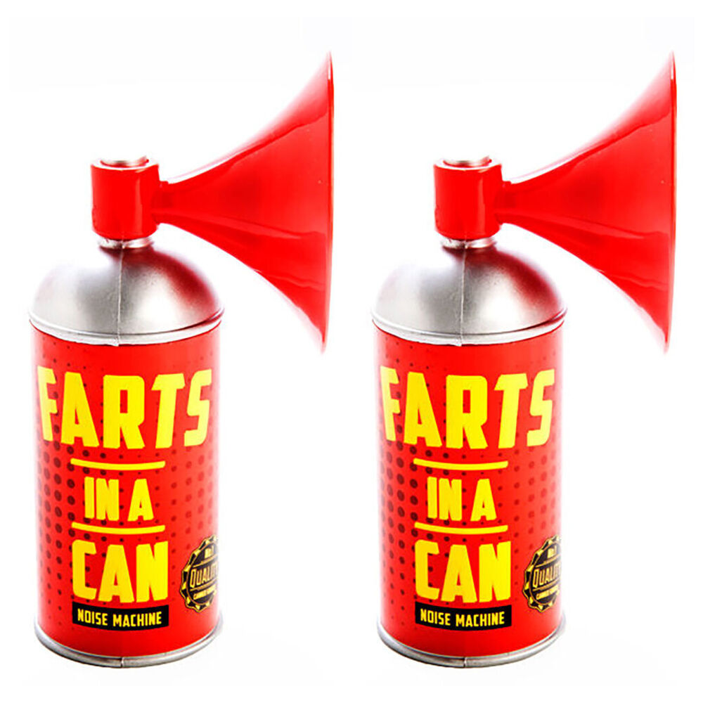 Mdi Farts In a Can Novelty Funny Noise Gadget Party Prank Toy 7x15cm Red 6y+ (2 Pack)