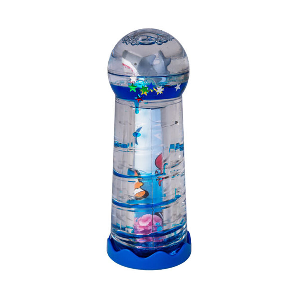 Shark Bay Liquid Timer Kaleidoscope Sensory Motion Desk Toy Decor 5x13cm