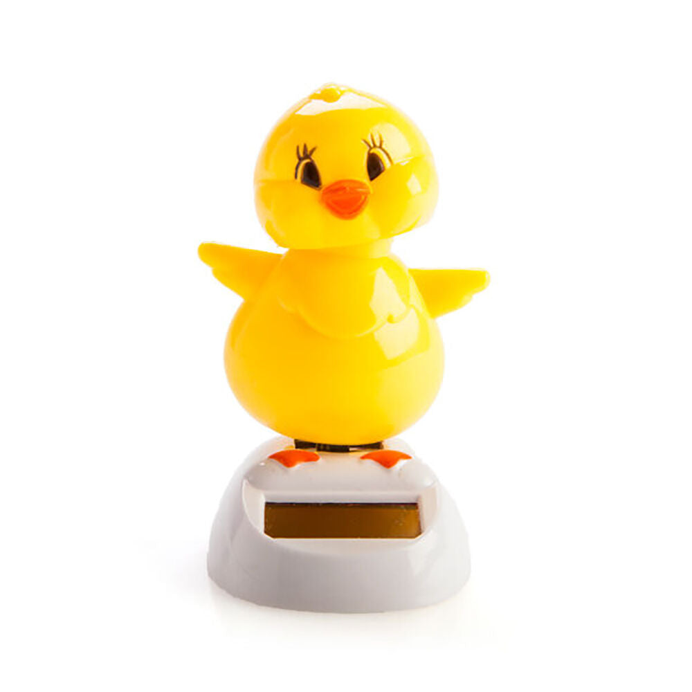 Furever Pets Desk Car Dashboard Decoration Solar Dancing Chick Figure