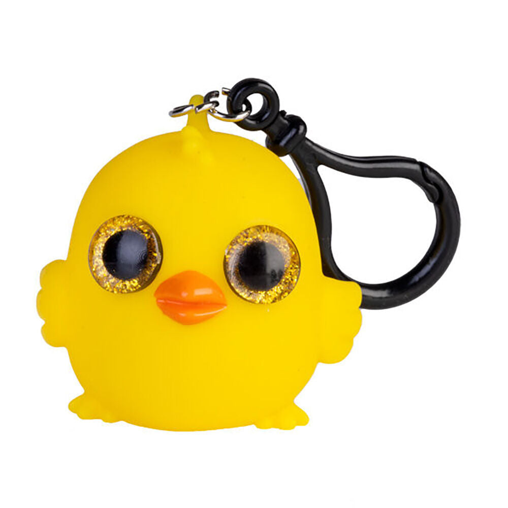 Mdi Eye Popping Keychain Chick Squeeze Stress Relief Toy 5.4x5.2cm Yellow (6 Pack) — image 2