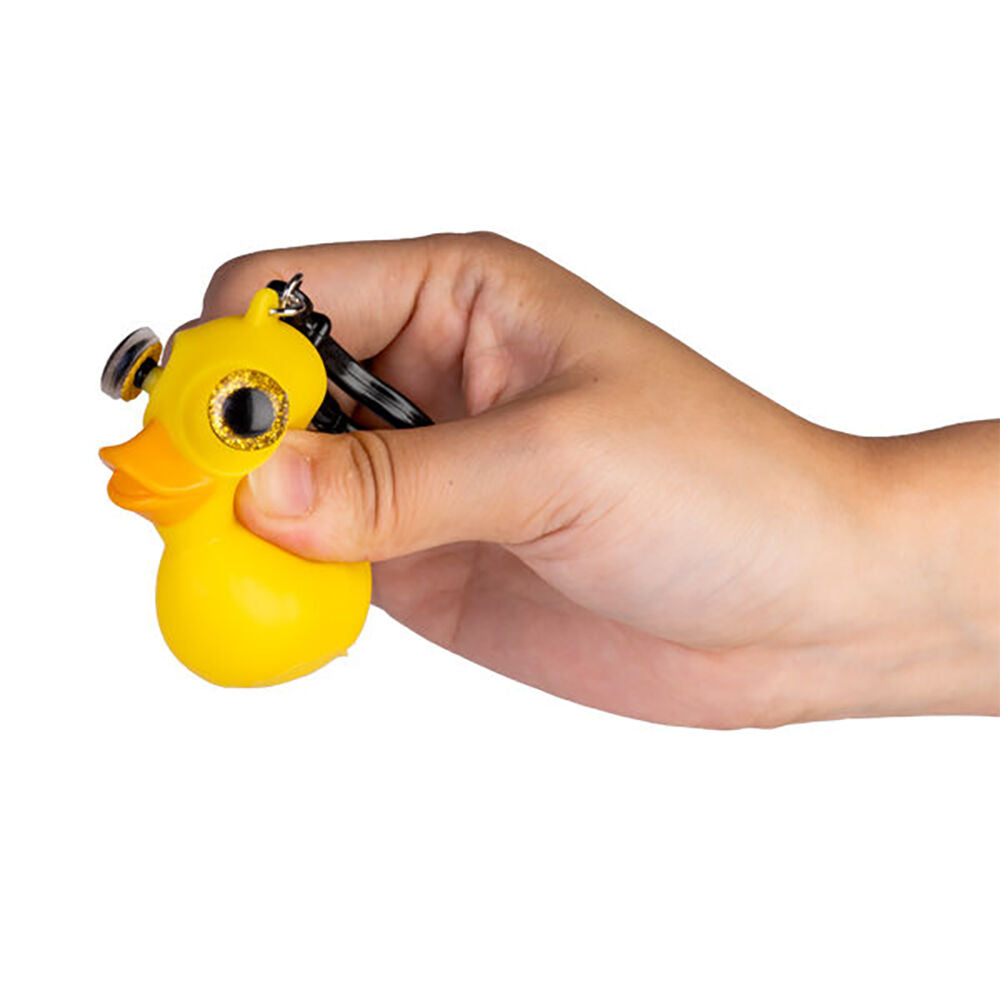 Mdi Eye Popping Keychain Duck Stress Relief Squeeze Toy 4.6x5.4cm Yellow — image 3