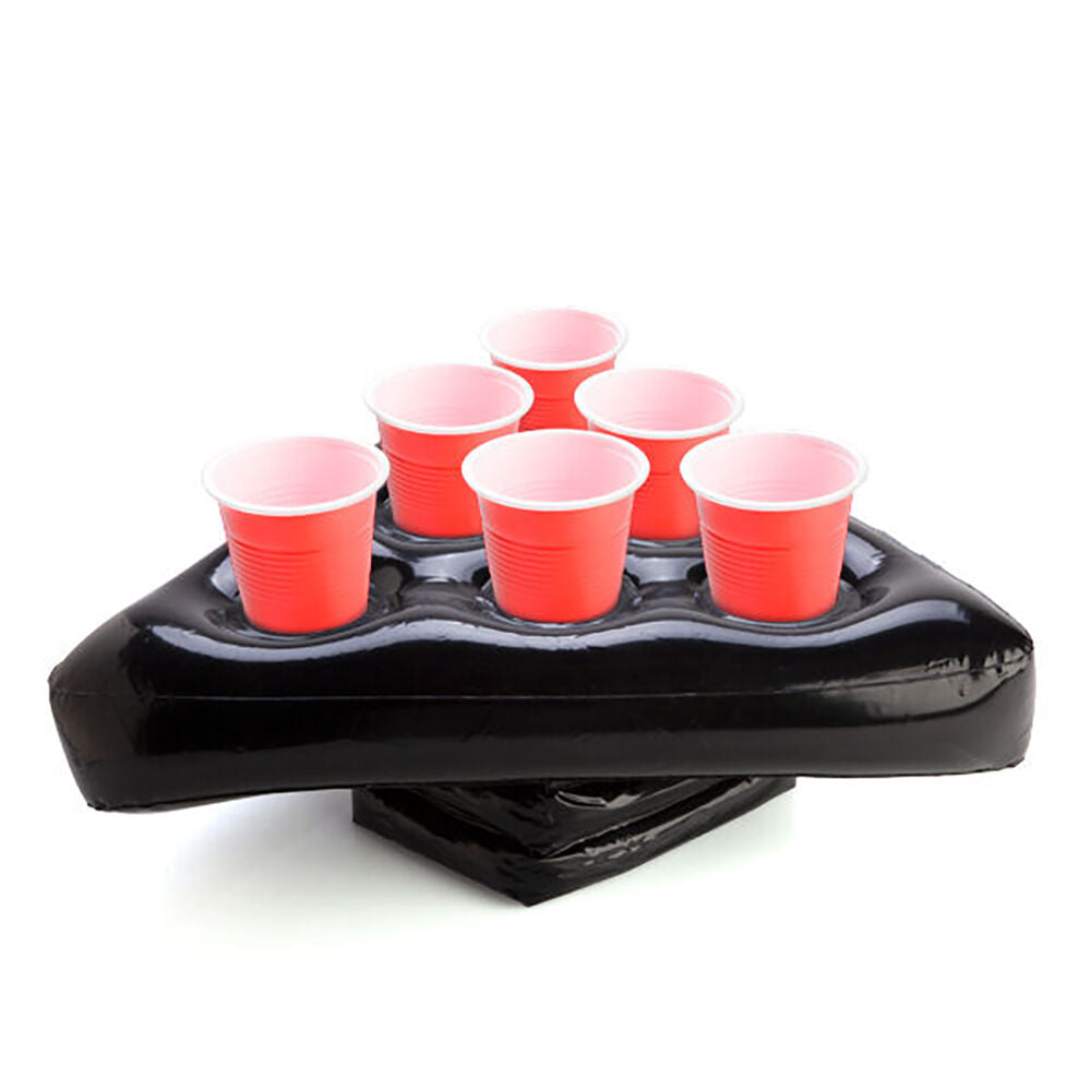 Mdi Wearable Beer Pong Balancing Cup Hat Novelty Drinking Game 12x18cm Black (2 Pack) — image 2