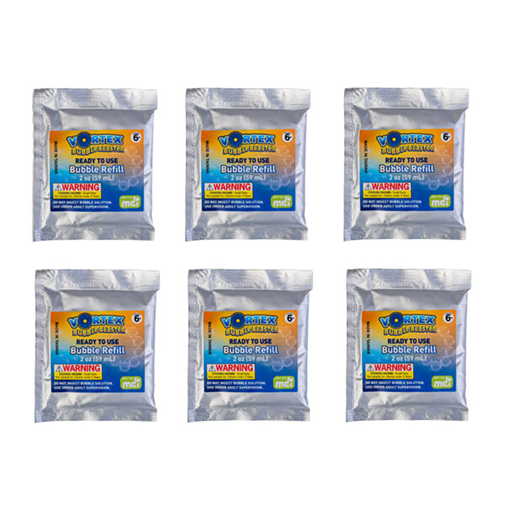 Mdi Outdoor Play Toy Vortex Bubble Refill Sachets Solution Kids 6y+ — image 2