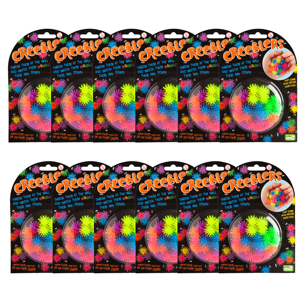 Mdi Creeblers Crawlies Kids/Children Sensory/Tactile Fidget Play Toy 3y+ (12 Pack)