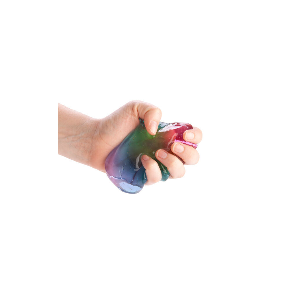Mdi 5.9x5.9x7.6cm Multi-Colour Rainbow Putty Slime Jar Kids Toy Assorted — image 3