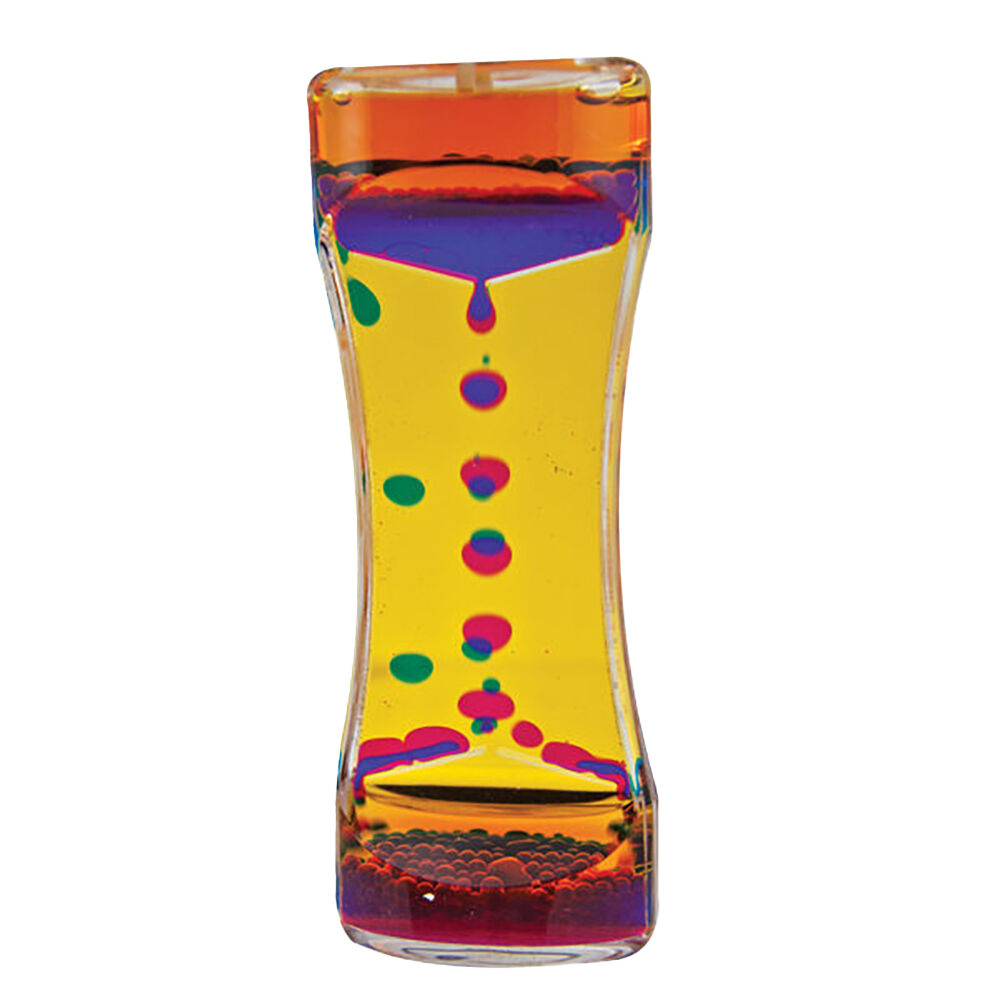 Mdi Colour Motion Liquid Oil Timer Clock Figurine Tabletop Home/Office Decor