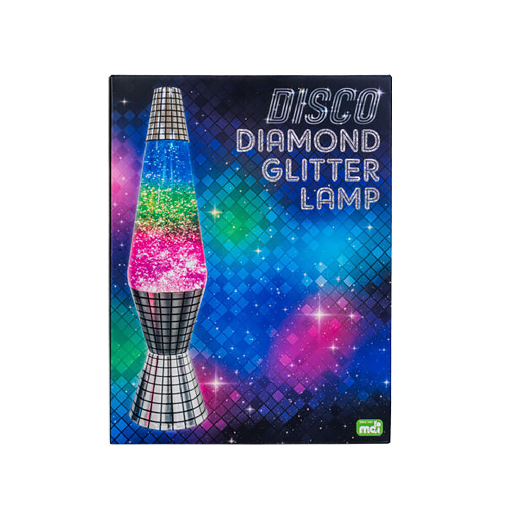 Mdi Diamond Glitter Lamp Night Light Bedside Tabletop Bedroom Decor Disco Mirror — image 3